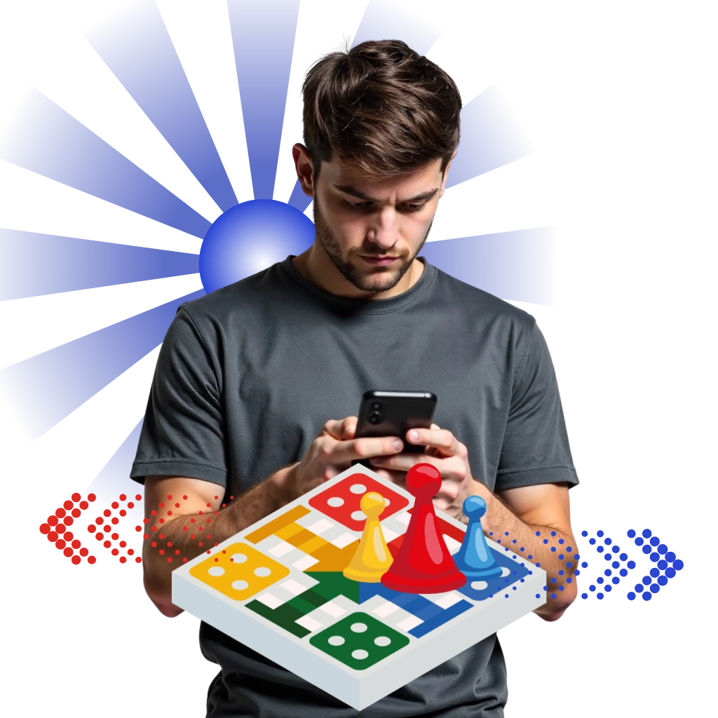 ludo tips guy playing ludo